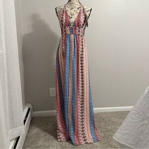 NWOT Lovely Lulu's Boho Maxi Dress Size Small